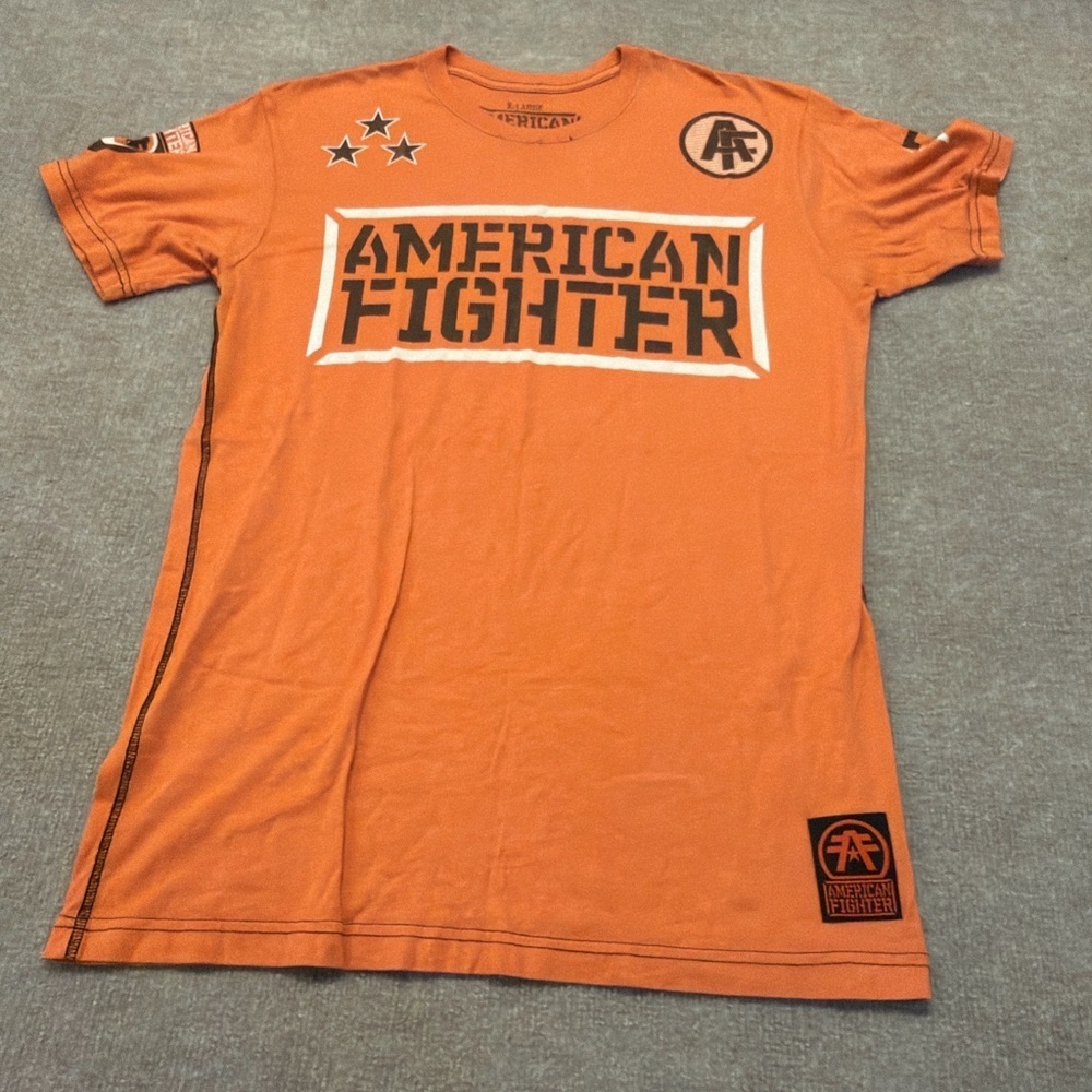 American Fighter Orange Men's Shirt 0282